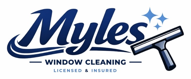 Myles Window Cleaning, licensed and insured