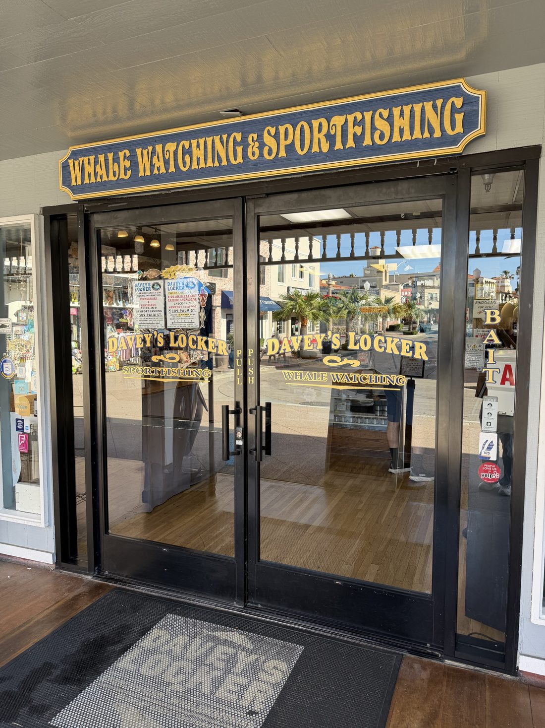 Clean storefront entry doors and sidelights after service